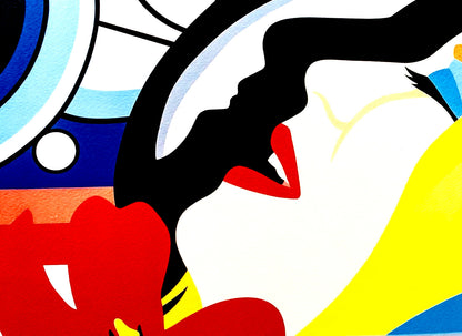 Tom Wesselmann Lithograph Handmade Coa Signed Op Numbered To Hand