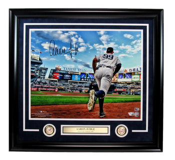 Aaron Judge Autographed 16X20 Photo New York Yankees Framed Fanatics186287