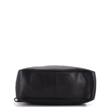 Gucci Soho Chain Zip Shoulder Bag Leather Medium