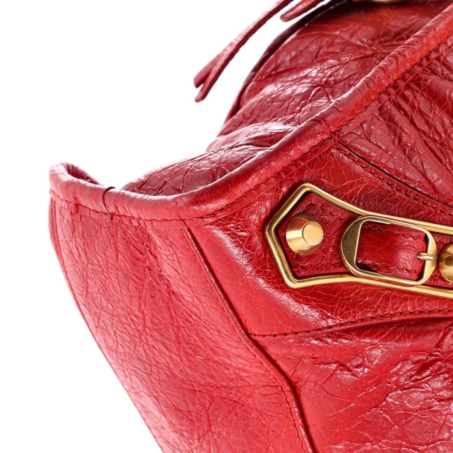 Balenciaga City Classic Metallic Edge Bag Leather Small