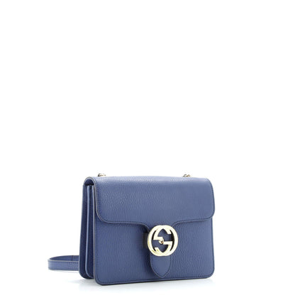 Gucci Interlocking Shoulder Bag Leather Small