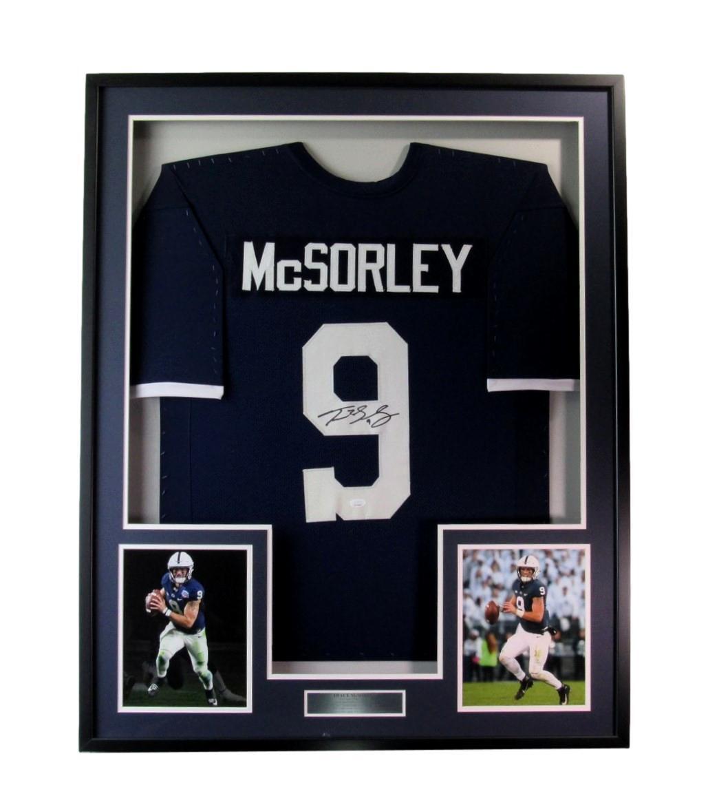 Trace Mcsorley Autographed Jersey Penn State Framed Jsa 193313
