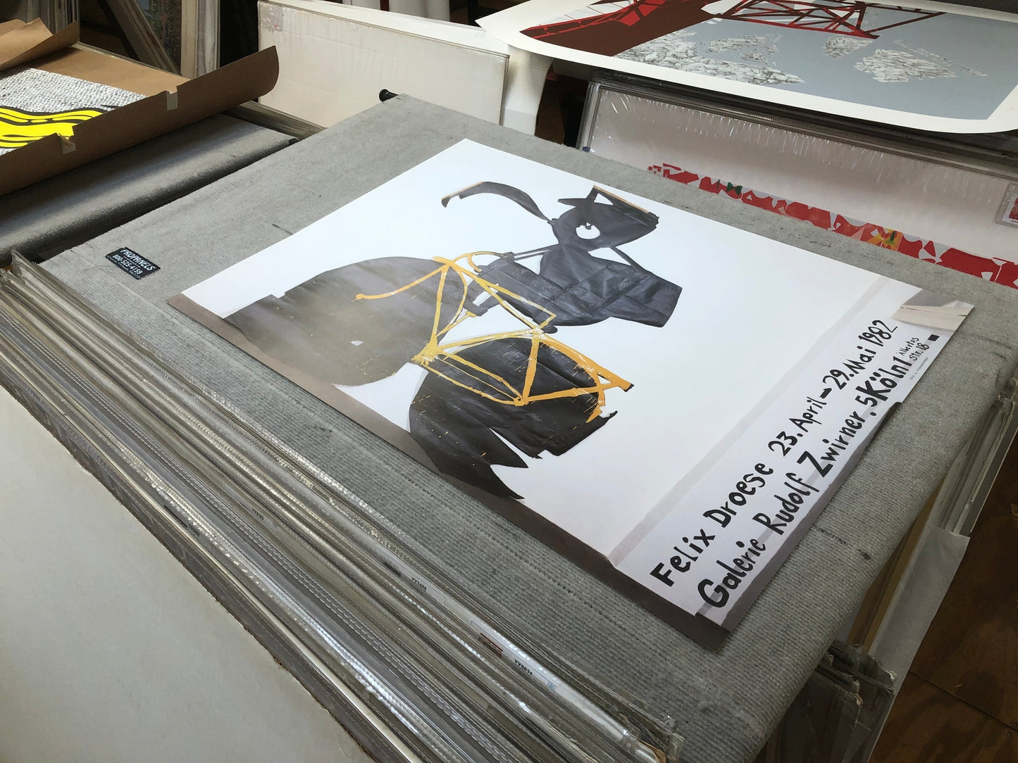 Felix Droese Galerie Rudolf Zwirner " Offset Lithograph Contempor