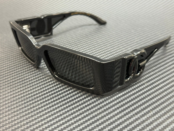 DOLCE & GABBANA DG6197 501 87 Black Grey Unisex 53 mm Sunglasses