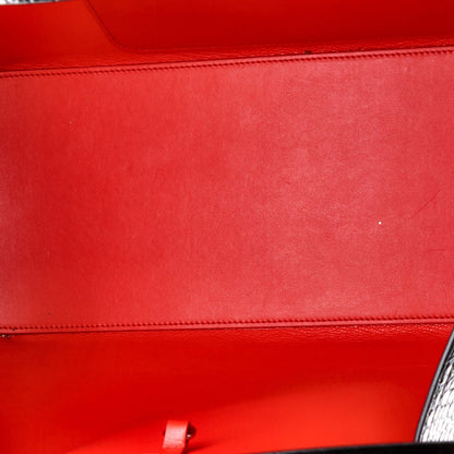 Christian Louboutin Cabarock Tote Crocodile Embossed Leather Large