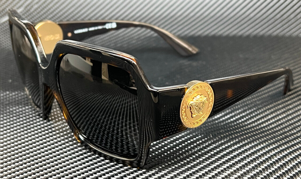 VERSACE VE4453 108 87 Havana Dark Grey Women's 56