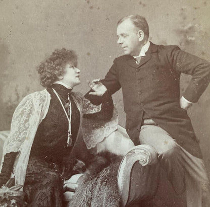 Antique Sarah Bernhardt Coquelin 64In Portrait