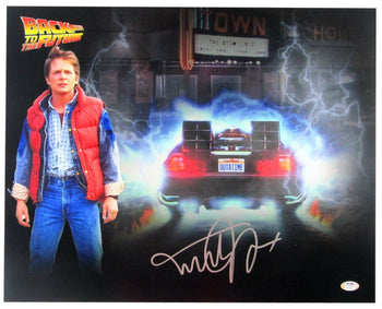 Michael J Fox Signed/Auto 16X20 