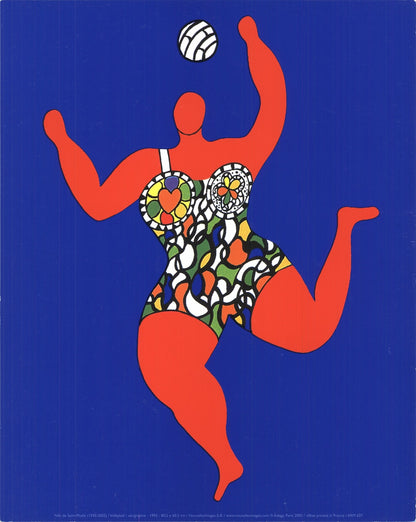 Niki De Saint Phalle Volleyball " Poster Modernism