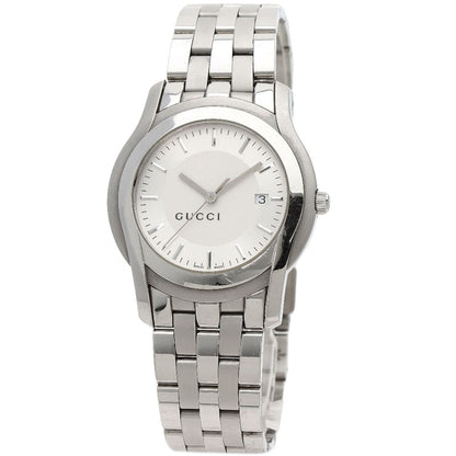 Gucci Round Face Watches 5500Xl Stainless Steel/Stainless Steel Mens