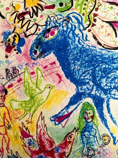Marc Chagall Lithograph Coa Signed Hand Numbered
