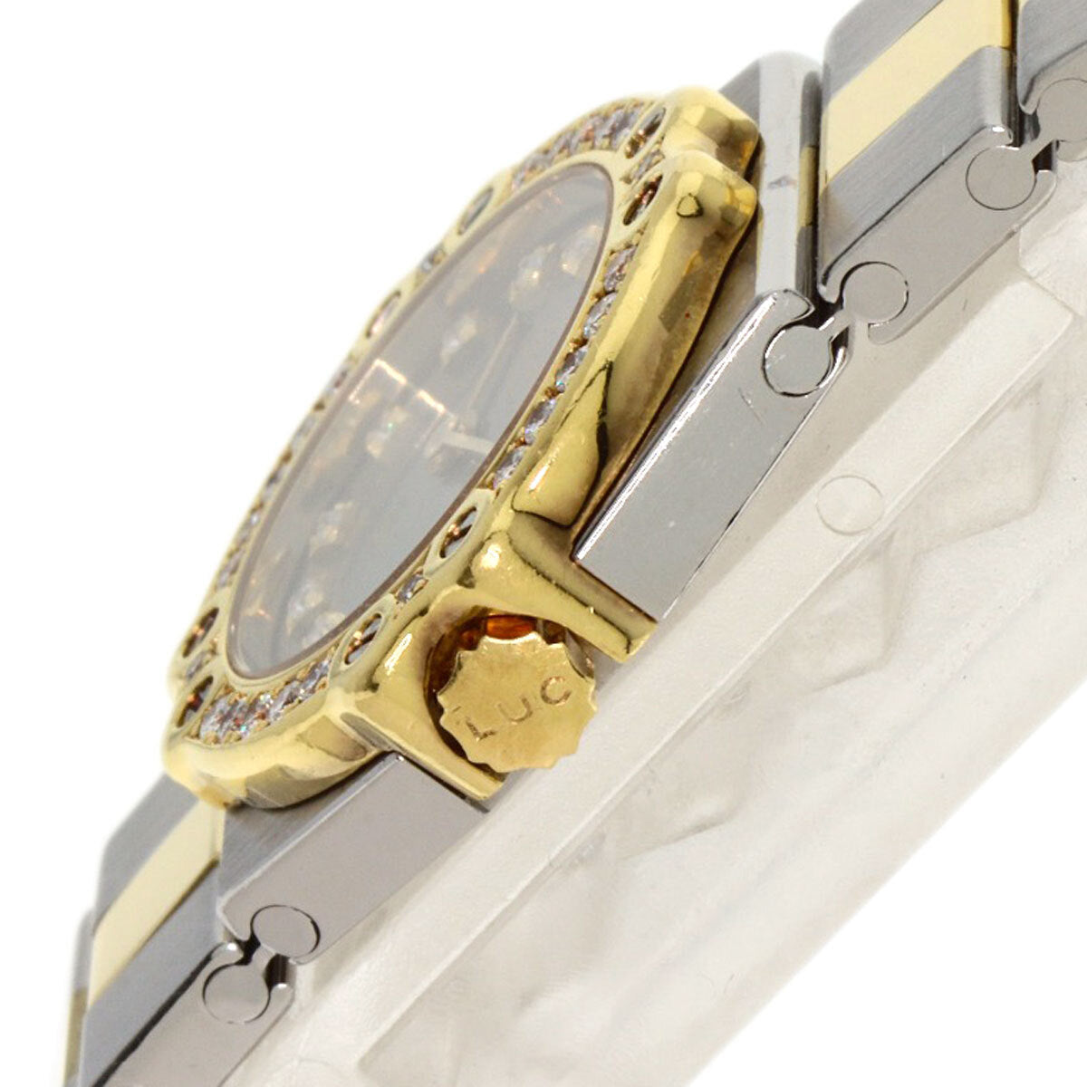 Chopard St. Moritz 12P Diamond Watches 25/8067-11 Stainless Steel/Stainless ...