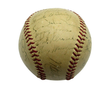 1947 St Louis Cardinals Team Signed Baseball (23) Stan Musial Hof Beckett Bas 14