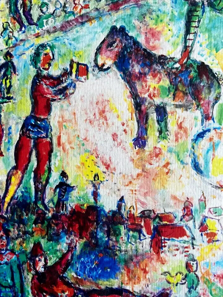 Marc Chagall Lithograph Coa Signed Hand Numbered Limited ,