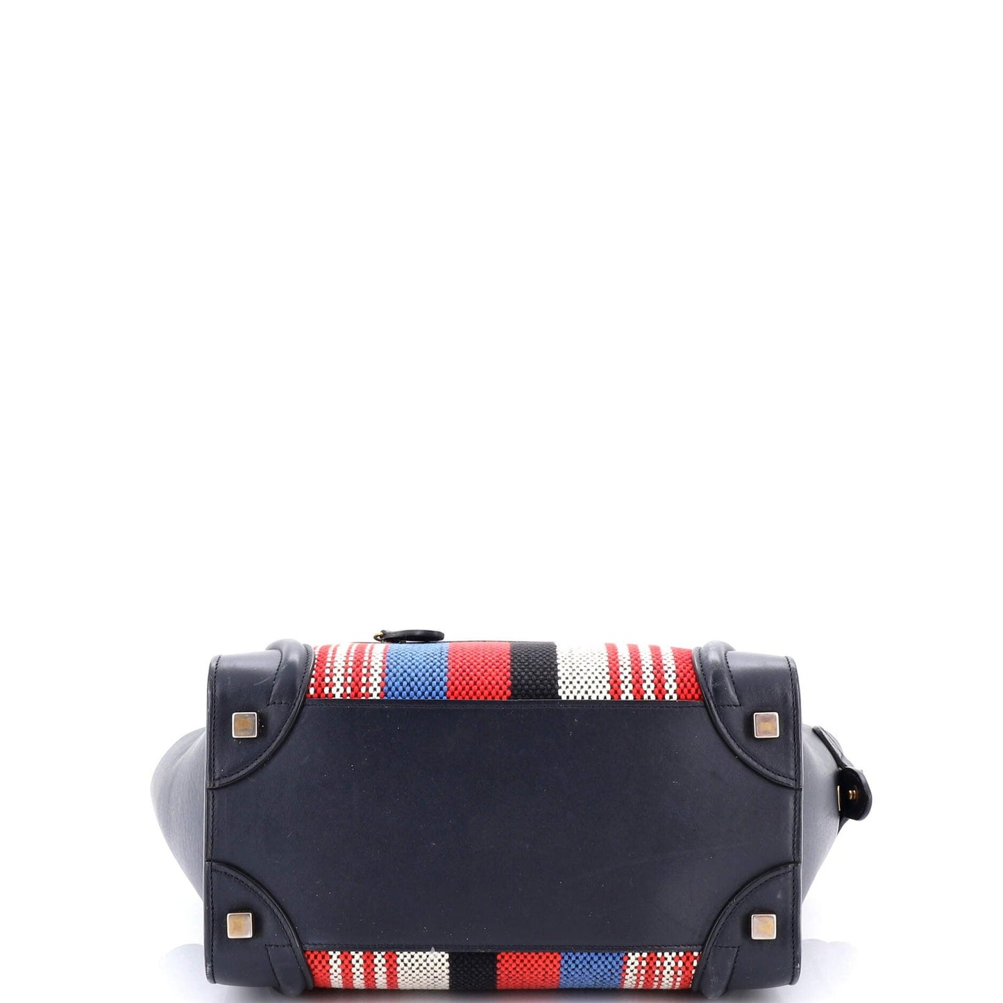 Celine Luggage Bag Canvas And Leather Micro