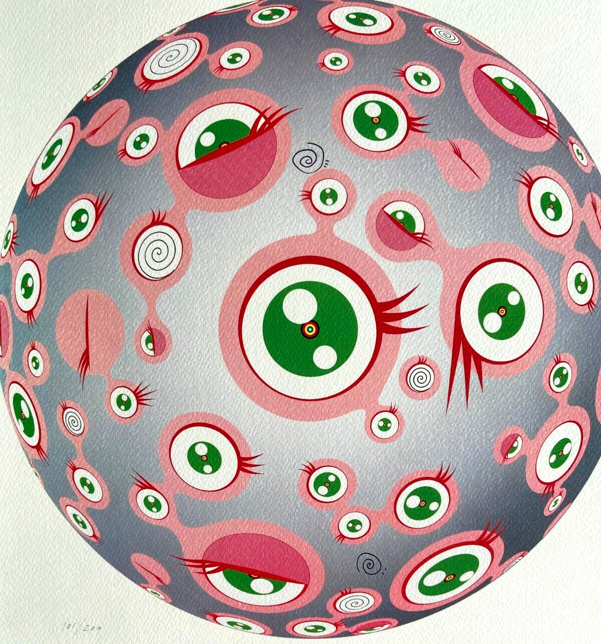 Takashi Murakami Lithograph Mori Art Museum Coa Numbered Limited