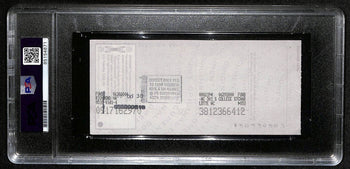 Johnny Unitas Hof Signed/Auto 2000 Bank Check