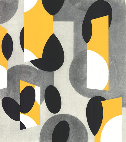 Bill Komoski Community Holiday Festival Signed " Serigraph Contem