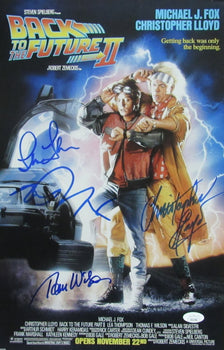 Michael J Fox/Lloyd/Thompson/Wilson (4)Signed