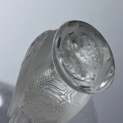 Ren Lalique, 1930 Art Deco sculpture "Chardonneret Moqueur" Vintage Antique
