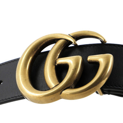 Gucci Gg Marmont Belt Leather Wide