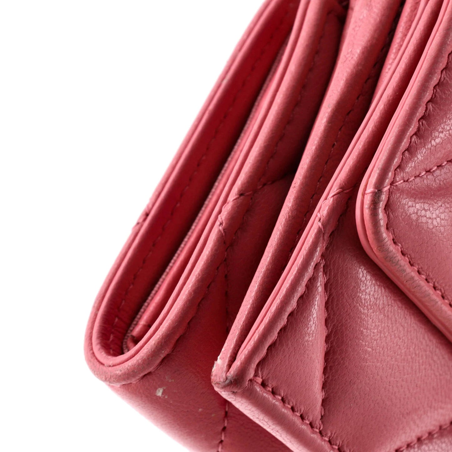 Chanel 19 Trifold Flap Wallet Quilted Lambskin Small