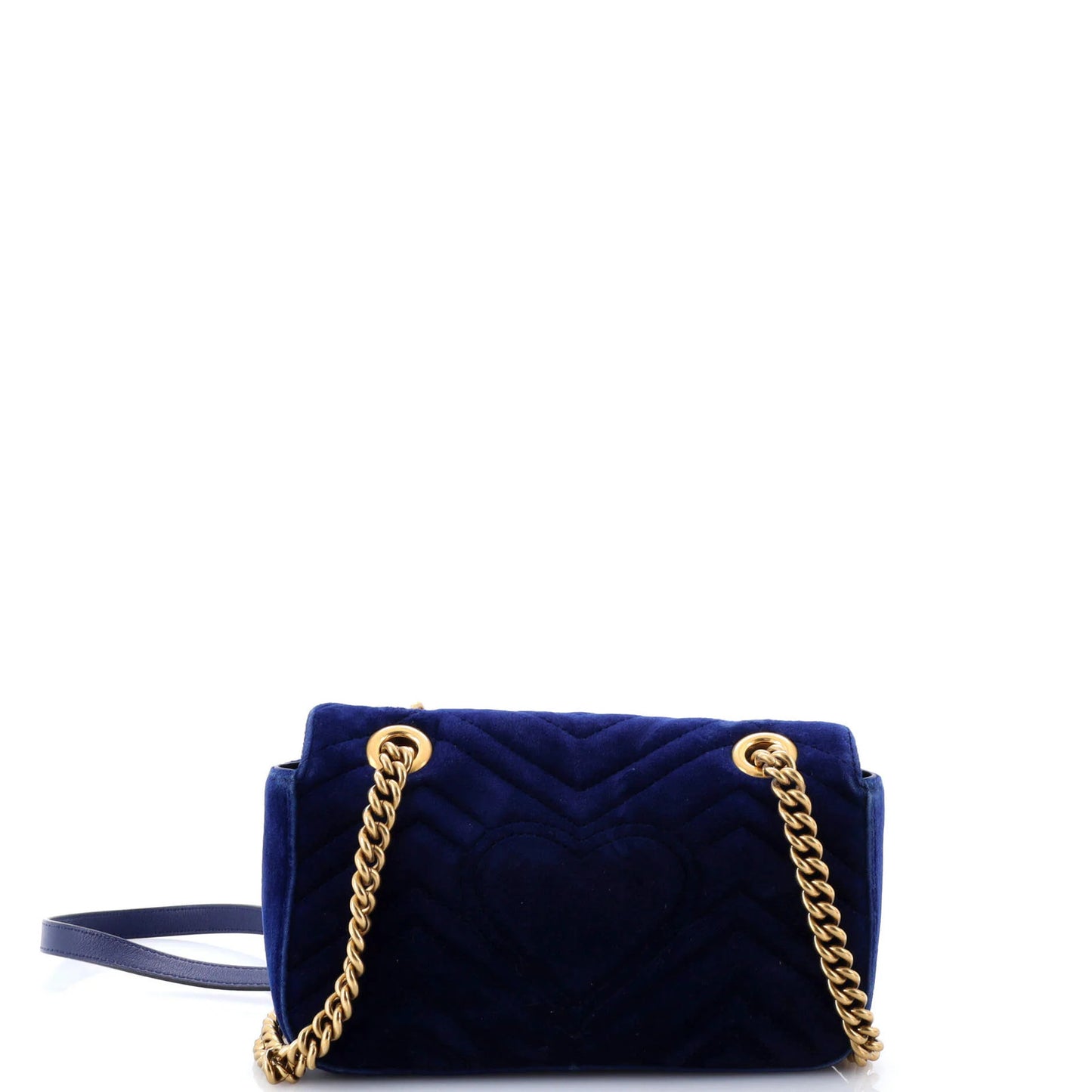Gucci Gg Marmont Flap Bag Matelasse Velvet Mini