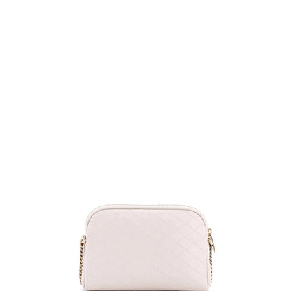 Saint Laurent Gaby Zipped Pouch Crossbody Quilted Leather