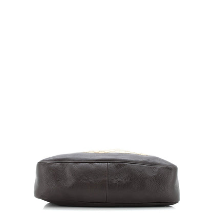 Gucci Diana Bamboo Shoulder Bag Gg Canvas Medium