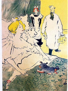 Henri De Toulouse-Lautrec Lithograph 1952 Signed Coa Published