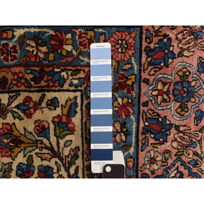 8'9"X11'5" Yellow Antique Zoroastrian Karman 100% Wool Hand Knotted Rug