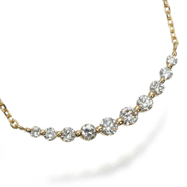 Vendome Necklace Lueur Diamond 0.30Ct 18K 750 Yellow Gold