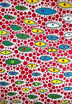Yayoi Kusama, Eyes, Lithograph Mori Museum Coa Numbered In Pencil