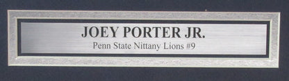 Joey Porter Jr. Autographed 16X20 Photo Penn State Framed Jsa 180962