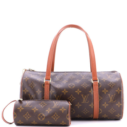 Louis Vuitton Papillon Handbag Monogram Canvas 30
