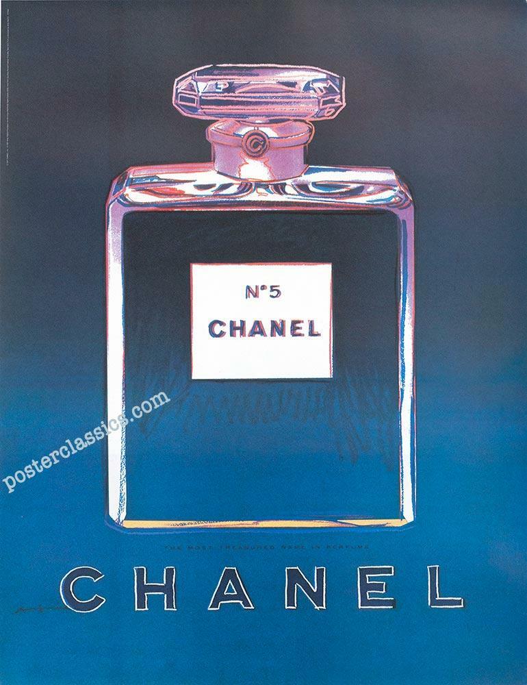 Andy Warhol Chanel  N5 Original Set Of 4 Posters 22 X 29 Inches Each