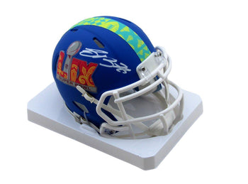 Saquon Barkley Signed/Auto Eagles Blue Super Bowl