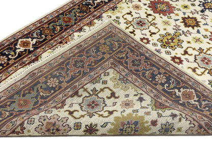 Handmade Floral Design Chobi Rug Wool Oriental