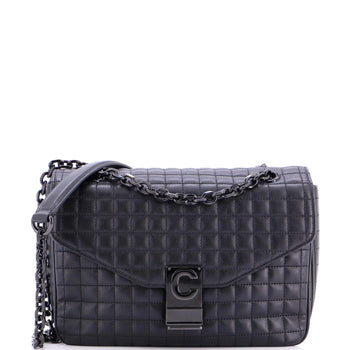 Celine C Bag Quilted Leather Medium
