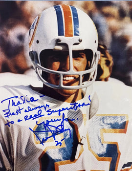 Photo Tim Foley Autographed 8x10 Football