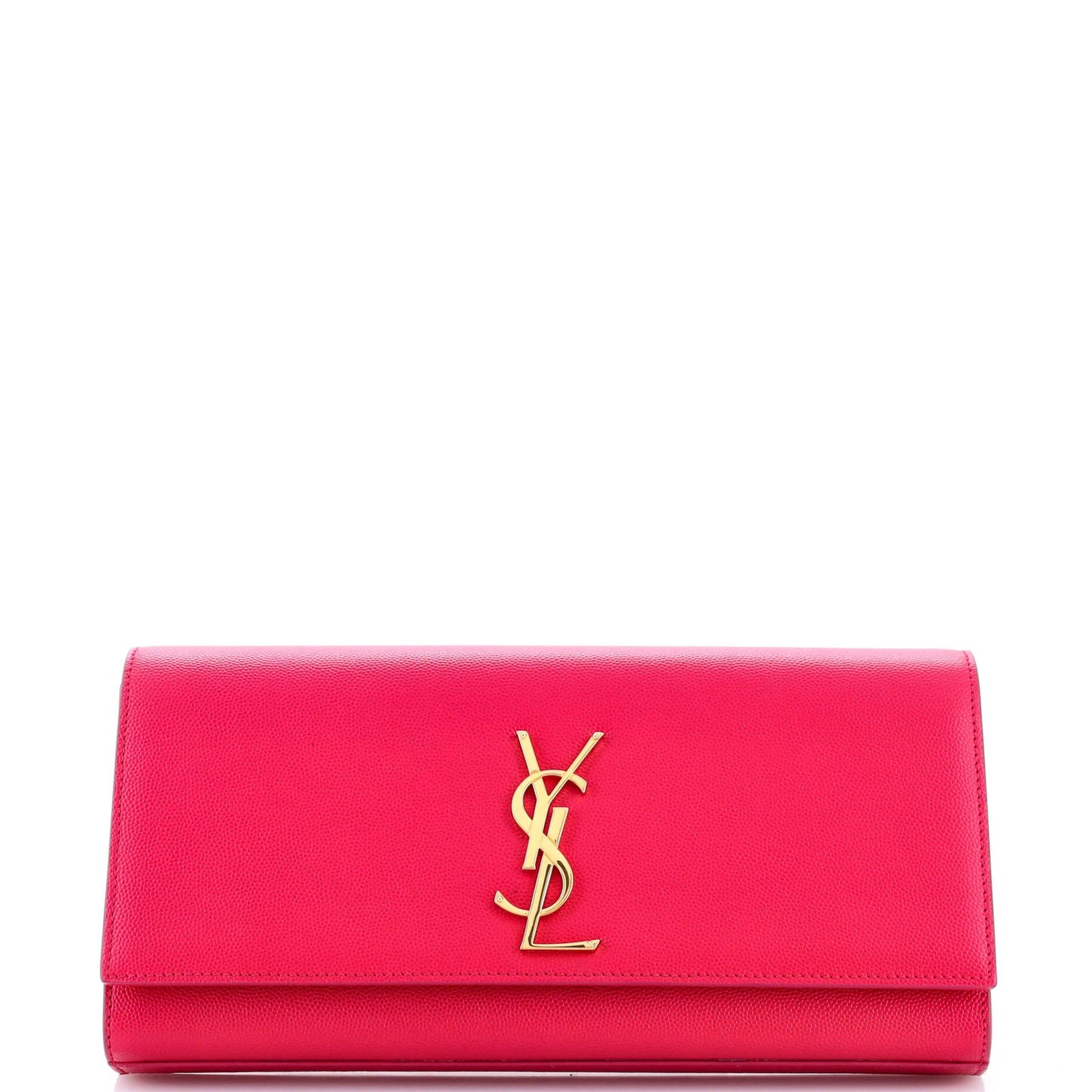 Saint Laurent Classic Monogram Clutch Leather Long