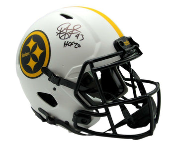 Troy Polamalu Hof Signed Steelers Lunar Full Size