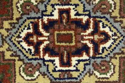 Heriz Serapi Oriental Runner Rug Floral Style Hallway & Kitchen Carpet 2'7X12 ft