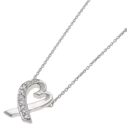 Tiffany&Co. Loving Heart Diamond Necklace K18