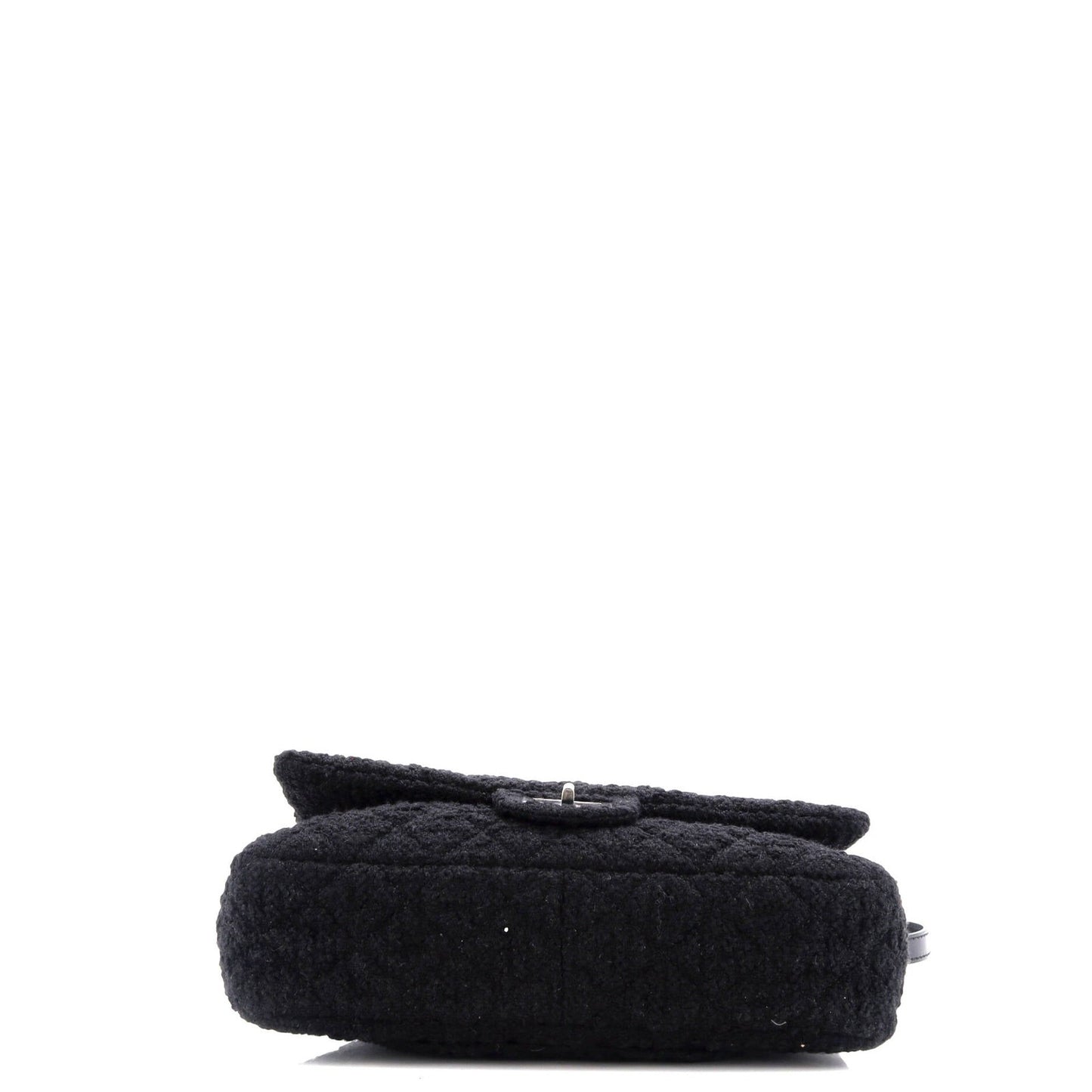 Chanel Easy Reissue Messenger Flap Bag Quilted Tweed Large