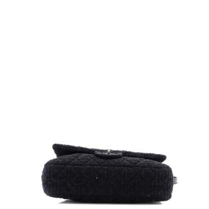 Chanel Easy Reissue Messenger Flap Bag Quilted Tweed Large