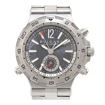 Bvlgari Diagono Professional Gmt Dp42Sgmt Gray Men'S Used Watch #61130