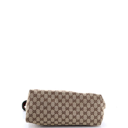 Gucci Front Pocket Web Messenger Gg Canvas Medium