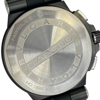 Bvlgari Diagono Ultranero Dg42Bbscvdch Ss/Ceramic