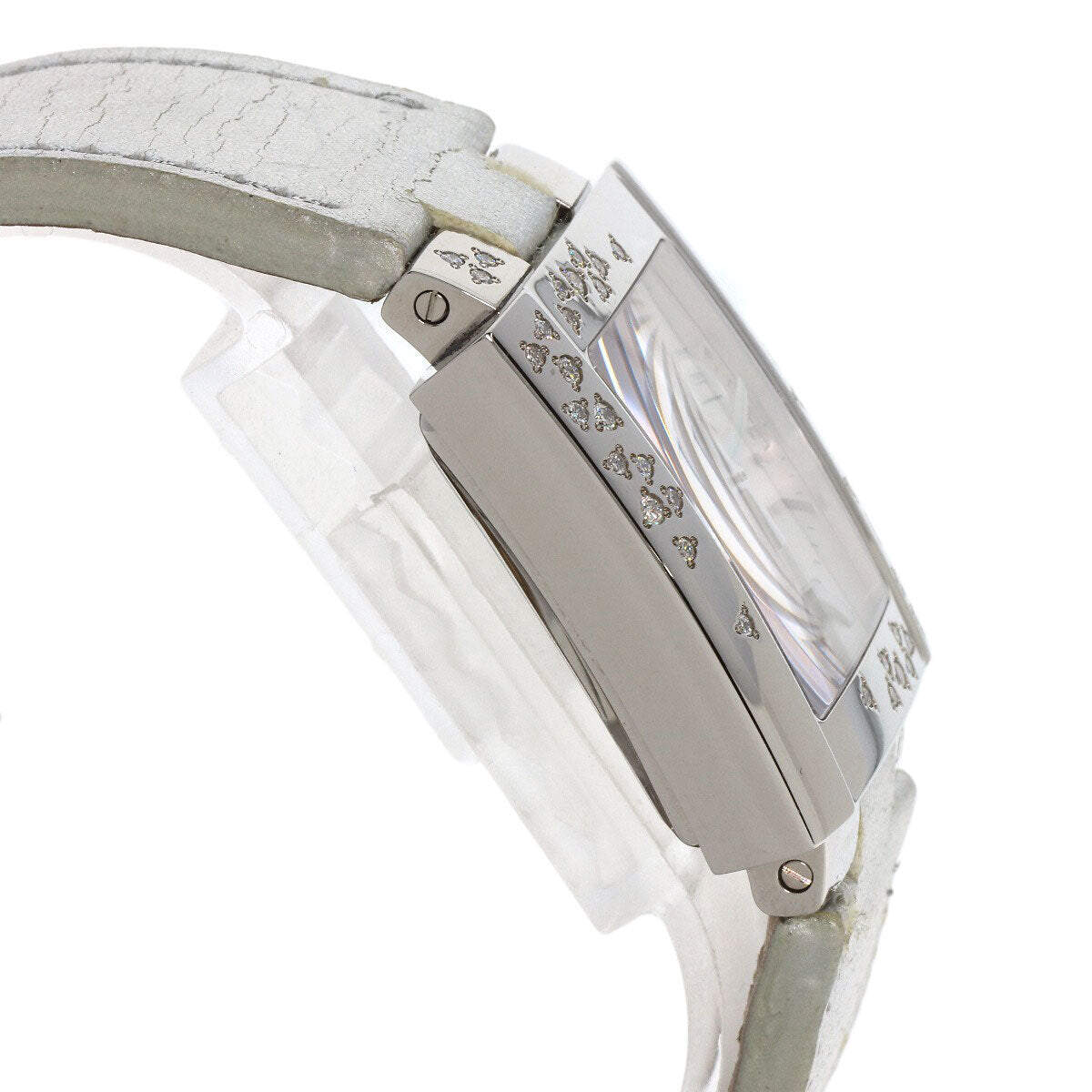 Christian Dior Riva Sparkling Chronograph Watches D81-101 Stainless Steel/Le...